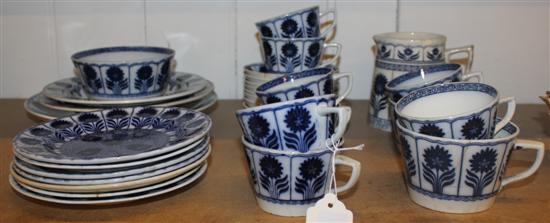 Minton Astor blue and white teaset